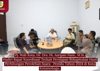 Pj Wali Kota Hadiri Rakor Persiapan Rekapitulasi Hasil Pemilu 2024