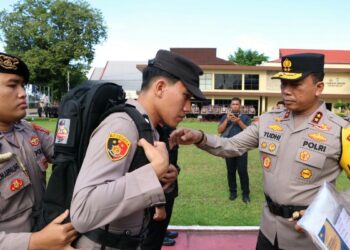 Ribuan Personel Polda Sulut Siap Amankan Tahapan Pemungutan Suara Pemilu 2024