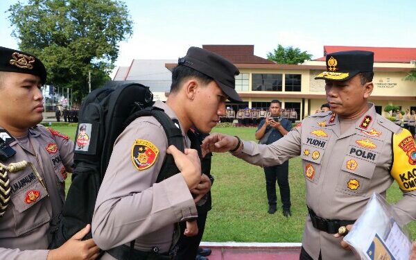 Ribuan Personel Polda Sulut Siap Amankan Tahapan Pemungutan Suara Pemilu 2024