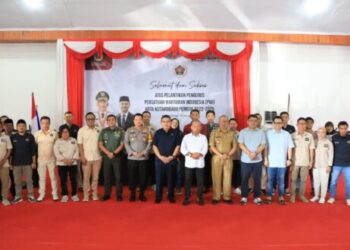 Pj Wali Kota Hadiri Pelantikan Pengurus PWI Kotamobagu