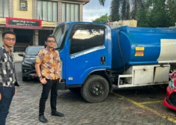 Armada PT.Kutai Energi Abadi Bersama Dua Sopir Asal Kota Bitung Diamankan Polisi Saat Hendak Mengisi BBM Jenis Solar Subsidi