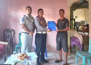 Jasa Raharja Perwakilan Kotamobagu Serahkan Santunan Korban Lakalantas di Bolmong