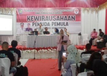 Digelar Dispora Bolmong, Feramitha Mokodompit Jadi Narasumber Pelatihan Kewirausahaan Pemuda Pemula