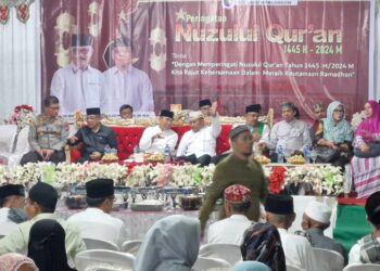 Pemkab Bolmong Gelar Peringatan Nuzulul Qur’an Dirangkaikan dengan Safari Ramadhan di Tanoyan Selatan