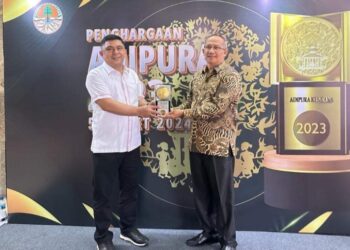 Hadiri Penyerahan Piala Adipura ke Pemkot Kotamobagu, Ketua DPRD Meiddy Makalalag Apresiasi Petugas Kebersihan