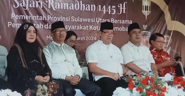 Ketua DPRD Meiddy Makalalag Dampingi Wagub Sulut Safari Ramadhan di Kotamobagu