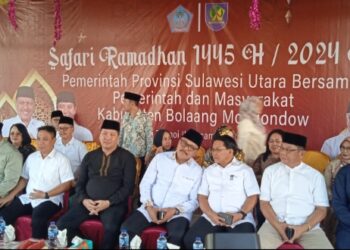 Pj Bupati Limi Mokodompit Terima Tim Safari Ramadhan Pemprov Sulut di Lolayan