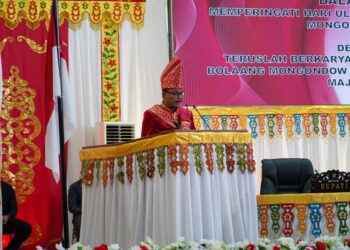 Hadiri Rapat Paripurna HUT Kabupaten Bolmong ke- 70, Bupati Limi Mokodompit Ucapkan Hal Ini