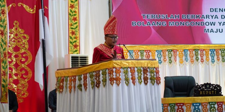 Hadiri Rapat Paripurna HUT Kabupaten Bolmong ke- 70, Bupati Limi Mokodompit Ucapkan Hal Ini
