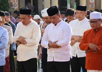 Suasana Lebaran 2024 di Mapolda Sulut Penuh Keceriaan dan Keakraban