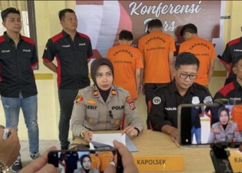 Buron Selama 2 Pekan, Polsek Mapanget Akhirnya Amankan 6 Pelaku Penganiayaan Yang Nyaris Berujung Maut
