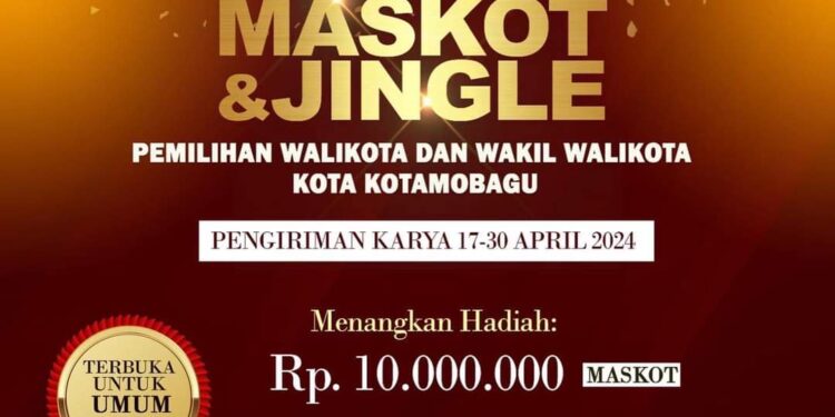 KPU Kotamobagu Gelar Lomba Desain Maskot & Jingle untuk Pemilihan Wali Kota, Hadiah Puluhan Juta Rupiah