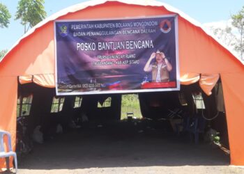 Pemkab Bolmong Siapkan Posko Bantuan Erupsi Gunung Ruang Sitaro