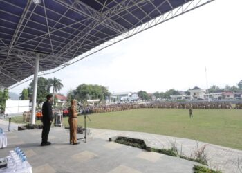 Pj Wali Kota Kotamobagu Pimpin Apel Perdana Pasca Cuti Lebaran