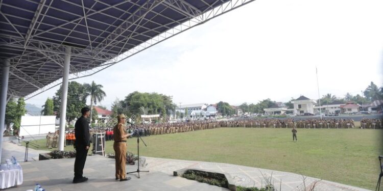 Pj Wali Kota Kotamobagu Pimpin Apel Perdana Pasca Cuti Lebaran