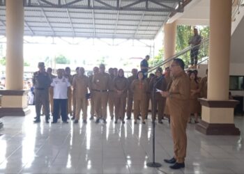 Pimpin Apel Perdana Pasca Cuti Bersama Idul Fitri, Bupati Limi Minta Optimalkan Kinerja ASN