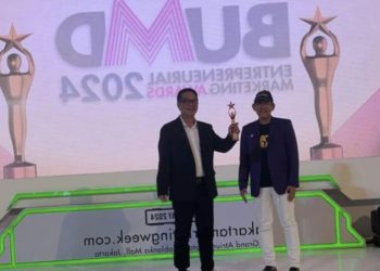 Berdasarkan Kinerja Dan Pelayanan Prima, PD Pasar Manado Diganjar Penghargaan BUMD Award 2024