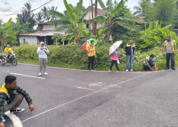 Proyek Jalan Bhayangkara Kotamobagu Selesai 100 Persen