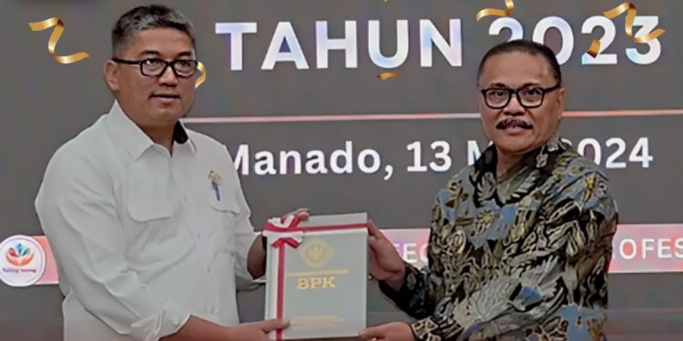 Sukses dalam Pengelolaan Keuangan Daerah, Bupati Limi Terima Penghargaan Opini WTP dari BPK RI