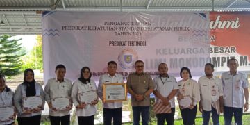 Pemkab Bolmong Raih Predikat Pelayanan Publik Tertinggi di Era Limi Mokodompit
