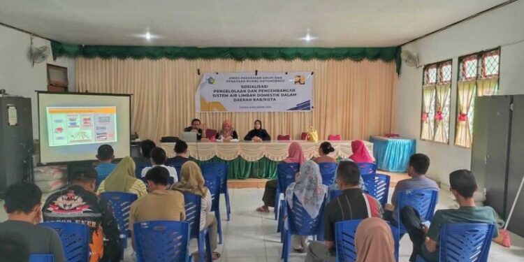 Dinas PUPR Kotamobagu Gelar Sosialisasi Pengembangan Sistem Air Limbah Domestik