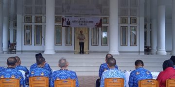 Ucapkan Perpisahan, Pj Bupati Limi Pimpin Raker Pemda Bolmong