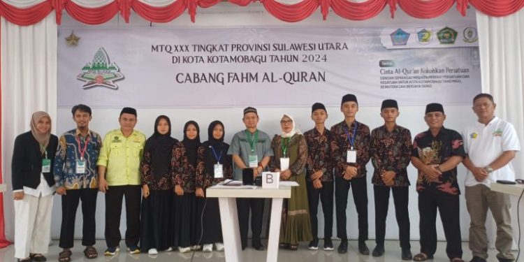 Kafilah Fahmil Qur’an Kotamobagu Raih Juara I di MTQ ke-30 Provinsi Sulut