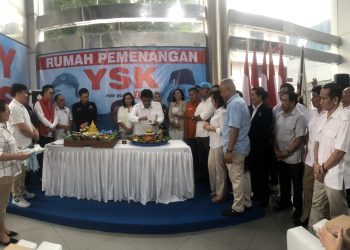 Koalisi ‘Ganti Warna’ Berkumpul Saat Peresmian Rumah Pemenangan, Cagub YSK Utus Benny Parasan di Pilkada Manado