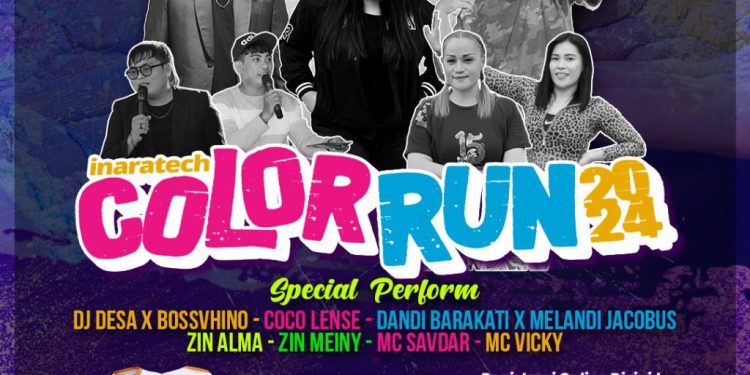 Pendaftaran Dibuka, Inaratech Colour Run Kotamobagu 2024 Dipastikan Berlangsung Meriah
