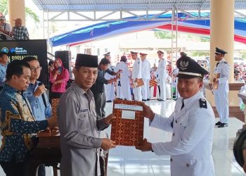 Pj Bupati Jusnan Mokoginta Kukuhkan 193 Sangadi dengan Masa Jabatan Diperpanjang Hingga 2027 dan 2030