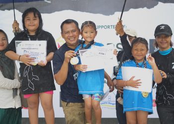 Anggrainy Putri Haryanto Bibisa, Bintang Muda di Kejuaraan Renang Pemula