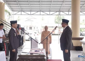 Pj Bupati Bolmong Lantik Abdulah Mokoginta Sebagai Sekda Defenitif