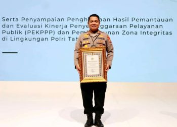 Akhir Masa Jabatan, Kapolres Dasveri Abdi Torehkan Prestasi Pelayanan Prima dari KemenPAN-RB