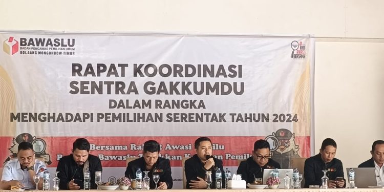 Bawaslu Boltim Gelar Rakor Sentra Gakkumdu untuk Jaga Integritas Pilkada 2024