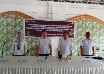 KPU Bolmong Gelar Rakor dan Advokasi Hukum Pilkada Serentak 2024