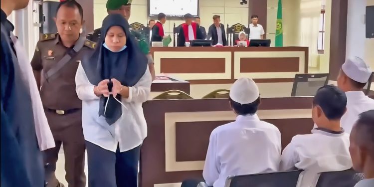 ‘ANING’, Terdakwa Kasus Mutilasi di Boltim Jalani Sidang Perdana