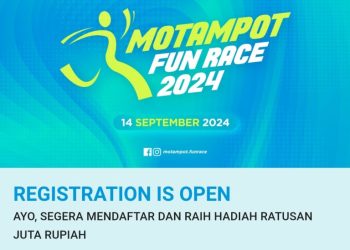 Pendaftar Motampot Fun Race 2024 Capai 2.000 Peserta, Panitia Perpanjang Waktu Pendaftaran