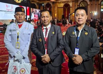 Duplikat Bendera Pusaka Diterima Pj Bupati Jusnan Mokoginta, Akan Dikibarkan di Bolmong