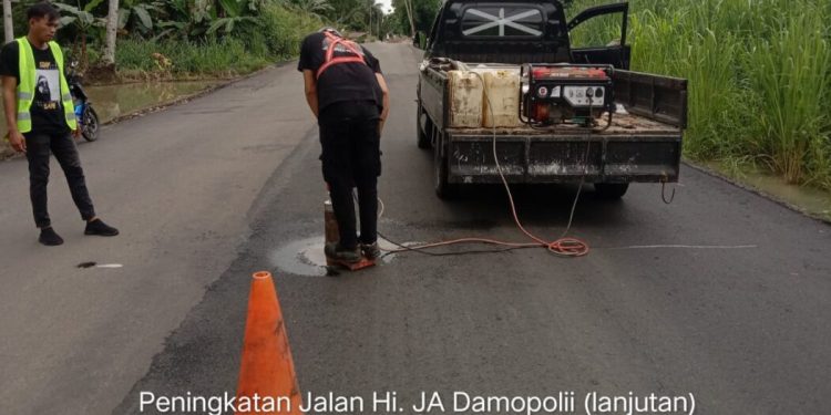 10 Paket Peningkatan Jalan PUPR Kotamobagu Hampir Selesai