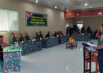 Asah Ketajaman Babinsa, Kodim 1303 Bolmong Gelar Lomba Cerdas Cermat