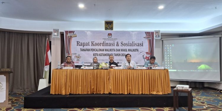 Hadiri Sosialisasi Tahapan Pencalonan Walikota dan Wakil Walikota, Nasli Sampaikan Hal Ini