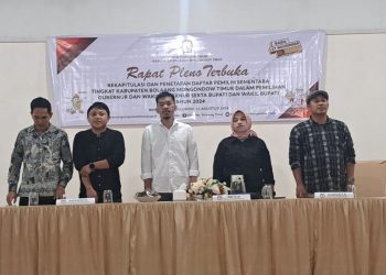 Rapat Pleno Terbuka KPU Boltim Sukses Digelar, Kenaikan Jumlah Pemilih Capai 623 Orang