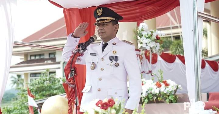 Pj. Bupati Bolmong dr. Jusnan Jadi Irup di Upacara Peringatan HUT RI