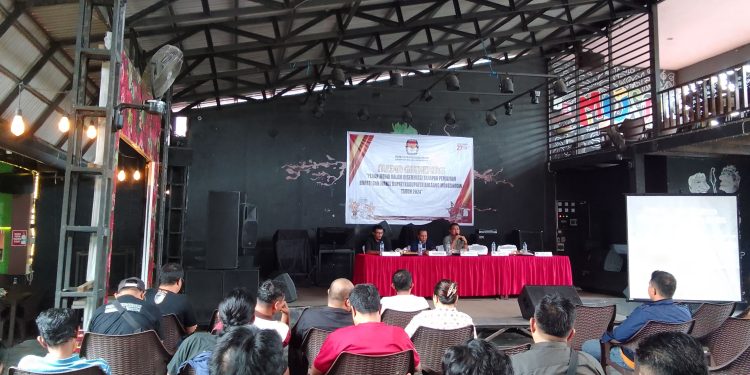 Tingkatkan Penyebaran Informasi, KPU Bolmong Gelar Media Gathering