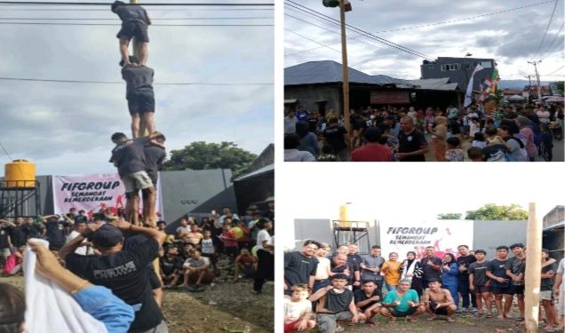 Semarak HUT RI ke-79, FIF GROUP Cabang Kotamobagu Bersama Warga Gelar Sejumlah Lomba Tradisional