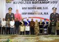 Pj Walikota Kotamobagu Hadiri Kenal Pamit Kapolres