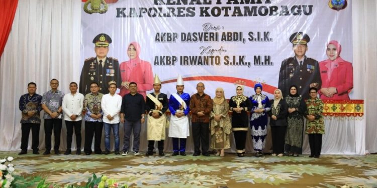 Pj Walikota Kotamobagu Hadiri Kenal Pamit Kapolres