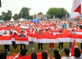Peringati HUT Kemerdekaan, Asripan Nani Hadiri Gerakan 10 Juta Bendera Merah Putih