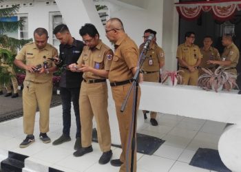 Pimpin Apel Pagi, Pj Walikota Kotamobagu Sidak HP ASN
