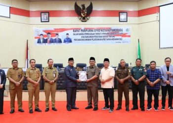 Pj Walikota Hadiri Rapat Paripurna Tingkat II DPRD Kotamobagu